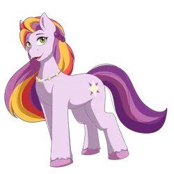 Size: 3000x3000 | Tagged: safe, artist:cainesart, derpibooru import, earth pony, pony, g5, derpibooru exclusive, female, image, png, simple background, solo, sunny starscout's mother, transparent background
