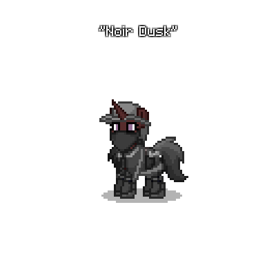 Size: 400x400 | Tagged: safe, derpibooru import, oc, unofficial characters only, pony, unicorn, fallout equestria, pony town, armor, ashes town, cloak, clothes, fallout, female, gun, handgun, horn, image, lore, mare, png, revolver, simple background, solo, transparent background, weapon