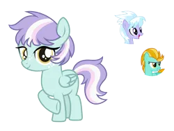 Size: 5609x4211 | Tagged: safe, artist:sapphiretwinkle, derpibooru import, cloudchaser, lightning dust, oc, pegasus, pony, female, filly, foal, image, magical lesbian spawn, offspring, parent:cloudchaser, parent:lightning dust, png, simple background, transparent background