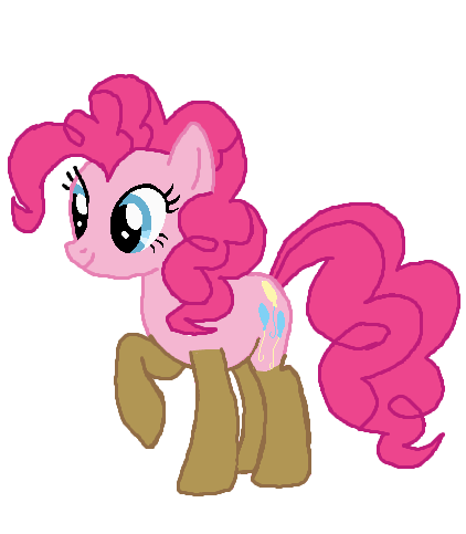 Size: 422x483 | Tagged: safe, artist:qjosh, derpibooru import, igneous rock pie, pinkie pie, female, g4, image, male, png, simple background, solo, white background