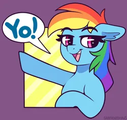 Size: 1750x1650 | Tagged: safe, artist:graphene, derpibooru import, rainbow dash, cute, dialogue, image, png, solo