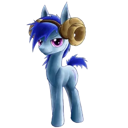Size: 2000x2000 | Tagged: safe, artist:manearion, derpibooru import, earth pony, pony, aries, aries (g4), fake horns, g4, image, male, png, ponyscopes, simple background, solo, stallion, transparent background