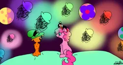 Size: 540x287 | Tagged: safe, derpibooru import, pinkie pie, crossover, image, implied shipping, jpeg, tumblr, wander (wander over yonder), wander over yonder