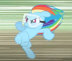 Size: 629x537 | Tagged: safe, derpibooru import, rainbow dash, pegasus, pony, lesson zero, anatomically incorrect, cropped, g4, goggles, image, incorrect leg anatomy, png, solo