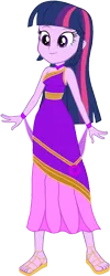 Size: 616x1535 | Tagged: safe, artist:invisibleink, artist:tylerajohnson352, derpibooru import, twilight sparkle, equestria girls, armlet, bracelet, clothes, dress, eyelashes, feet, g4, goddess, greek clothes, image, jewelry, png, sandals, simple background, solo, transparent background