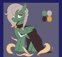 Size: 3004x2760 | Tagged: safe, artist:luxsimx, derpibooru import, oc, oc:wind chill, unofficial characters only, pegasus, pony, 2022, book, braid, cloak, clothes, ear piercing, earring, image, jewelry, male, pegasus oc, piercing, png, solo, stallion, wings