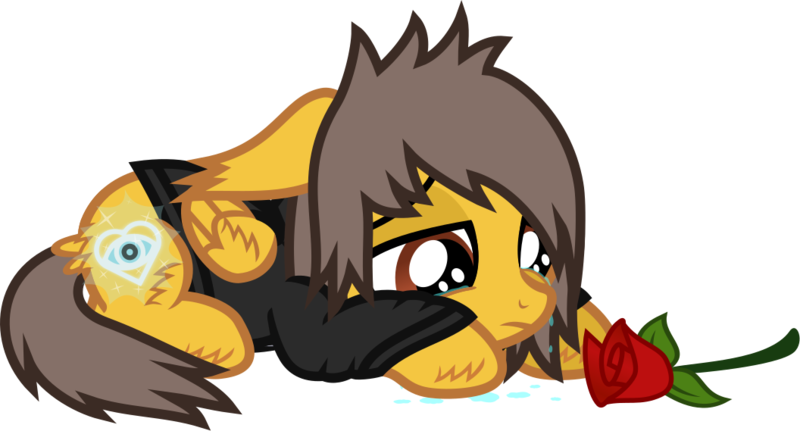 Size: 1056x569 | Tagged: safe, artist:lightningbolt, derpibooru import, ponified, pegasus, pony, .svg available, alex gaskarth, all time low, butt fluff, clothes, colt, crying, cutiespark, derpibooru exclusive, ear fluff, floppy ears, flower, foal, folded wings, g4, hair over one eye, hoof fluff, image, lidded eyes, long sleeves, looking down, lying down, male, png, prone, rose, sad, shirt, show accurate, simple background, solo, tail, tail feathers, transparent background, undershirt, vector, wings