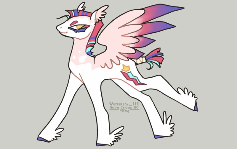 Size: 1900x1200 | Tagged: safe, artist:venus_ai_, derpibooru import, zipp storm, pegasus, pony, g5, alternate color palette, alternate cutie mark, alternate design, alternate hairstyle, alternate tailstyle, colored wings, female, gray background, image, jpeg, mare, mohawk, pose, signature, simple background, slender, smiling, solo, spread wings, tail, thin, two toned mane, two toned tail, two toned wings, unshorn fetlocks, white coat, wings, yellow eyes