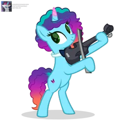 Size: 3600x3600 | Tagged: safe, artist:ramixe dash, derpibooru import, pony, unicorn, g5, base used, bipedal, cute, female, g4, g5 to g4, generation leap, horn, image, mare, misty brightdawn, mistybetes, musical instrument, playing instrument, png, signature, simple background, transparent background, violin, watermark