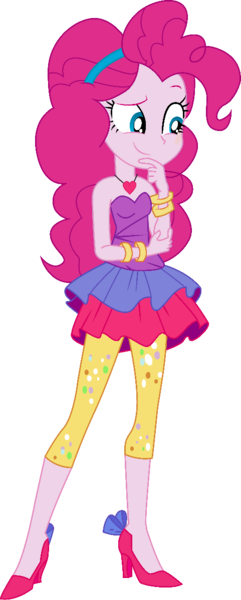 Size: 481x1200 | Tagged: safe, artist:tylerajohnson352, derpibooru import, pinkie pie, human, equestria girls, twilight under the stars, spoiler:eqg series (season 2), '90s, bare shoulders, bracelet, clothes, dress, female, g4, high heels, image, jewelry, my little pony equestria girls, my little pony equestria girls: better together, necklace, png, rah rah skirt, shoes, simple background, skirt, sleeveless, sleeveless dress, strapless, strapless dress, transparent background, vector