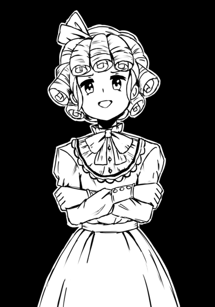 Size: 2089x2977 | Tagged: safe, artist:ninkitka, derpibooru import, cozy glow, human, black and white, female, g4, grayscale, humanized, image, monochrome, png, solo