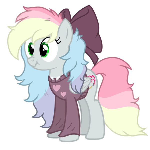 Size: 1000x1000 | Tagged: safe, artist:reverse studios, derpibooru import, oc, oc:blazey sketch, unofficial characters only, pegasus, animated, bow, clothes, gif, hair bow, image, long mane, long tail, multicolored hair, scrunchy face, simple background, solo, sweater, tail, vibrating, white background