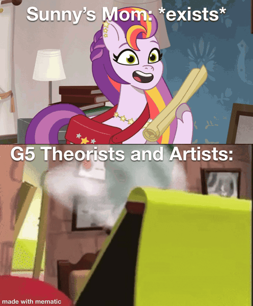 Size: 621x749 | Tagged: safe, derpibooru import, screencap, earth pony, g5, my little pony: tell your tale, spoiler:g5, spoiler:my little pony: tell your tale, spoiler:tyts02e11, archibald asparagus, dave and the giant pickle, gif, image, love my lips, map, notepad, pencil, satchel, smoke, sunny starscout's mother, veggietales, writing, written in the starscouts