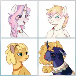 Size: 2048x2048 | Tagged: safe, derpibooru import, oc, unofficial characters only, pegasus, pony, unicorn, 2d, commission, horn, icon, image, jpeg