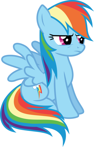 Size: 3000x4683 | Tagged: safe, artist:cloudy glow, derpibooru import, rainbow dash, pegasus, pony, over a barrel, .ai available, g4, image, png, simple background, solo, transparent background, vector