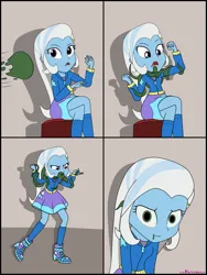 Size: 3000x4000 | Tagged: safe, artist:llhazamall, derpibooru import, trixie, equestria girls, comic, g4, image, png, possessed