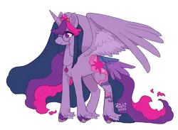Size: 2717x1992 | Tagged: safe, artist:paichitaron, derpibooru import, princess twilight 2.0, twilight sparkle, twilight sparkle (alicorn), alicorn, pony, the last problem, alternate design, female, glasses, high res, image, jewelry, large wings, mare, necklace, older, older twilight, older twilight sparkle (alicorn), partially open wings, png, round glasses, simple background, solo, tail, tail feathers, transparent background, unshorn fetlocks, wings