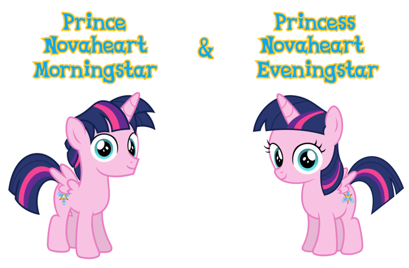 Size: 3286x2151 | Tagged: safe, anonymous artist, author:shakespearicles, derpibooru import, oc, oc:prince novaheart morningstar, oc:princess novaheart eveningstar, unofficial characters only, alicorn, pony, fanfic, fanfic:cat's cradle, alicorn oc, brother, brother and sister, closed mouth, colt, description is relevant, duo, eyebrows, eyelashes, eyes open, family, fanfic art, female, filly, fimfiction, foal, happy, high res, horn, image, implied inbreeding, implied incest, inbreeding, incest, looking, looking at you, looking back, looking back at you, male, name, nostrils, offspring, parent:oc:prince aster novaheart, parent:oc:princess selene novaheart, parents:oc:novahearts, png, product of incest, shakespearicles, siblings, simple background, sister, smiling, smiling at you, spread wings, standing, story included, symbol, text, transparent background, twins, wall of tags, wings