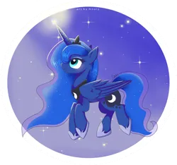 Size: 1280x1199 | Tagged: safe, artist:nnaly, derpibooru import, princess luna, pony, image, png, solo