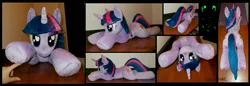 Size: 10312x3528 | Tagged: safe, artist:calusariac, derpibooru import, twilight sparkle, pony, absurd resolution, image, irl, jpeg, photo, plushie, solo