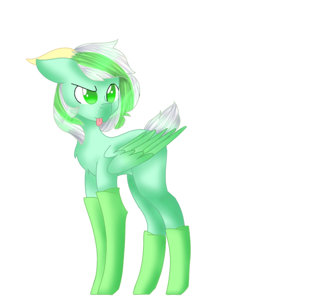 Size: 1300x1200 | Tagged: safe, artist:fae-core, derpibooru import, oc, pegasus, pony, female, image, mare, png, simple background, solo, tongue out, transparent background