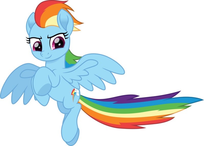 Size: 4168x3000 | Tagged: safe, artist:cloudy glow, derpibooru import, rainbow dash, pegasus, action pose, female, flying, g4, image, png, simple background, smiling, smirk, transparent background, vector