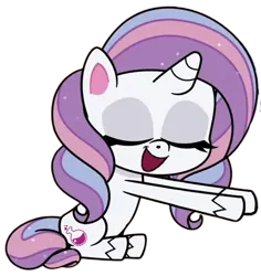 Size: 453x480 | Tagged: safe, derpibooru import, edit, edited screencap, screencap, potion nova, unicorn, my little pony: pony life, background removed, eyes closed, horn, image, png, simple background, solo, transparent background