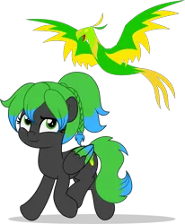 Size: 4111x5000 | Tagged: safe, artist:jhayarr23, derpibooru import, oc, oc:solar aura, balefire phoenix, pegasus, phoenix, pony, fallout equestria, bangs, braid, commission, commissioner:solar aura, female, image, male, male balefire phoenix, male phoenix, mare, pegasus oc, png, ponytail, simple background, transparent background, wings