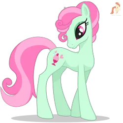 Size: 3250x3250 | Tagged: safe, artist:r4hucksake, derpibooru import, oc, oc:sundae d'elegance, earth pony, pony, female, image, mare, png, simple background, solo, transparent background