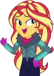 Size: 1800x2520 | Tagged: safe, derpibooru import, edit, edited screencap, editor:homersimpson1983, screencap, sunset shimmer, human, equestria girls, background removed, clothes, female, g4, image, not a vector, png, solo, winter outfit