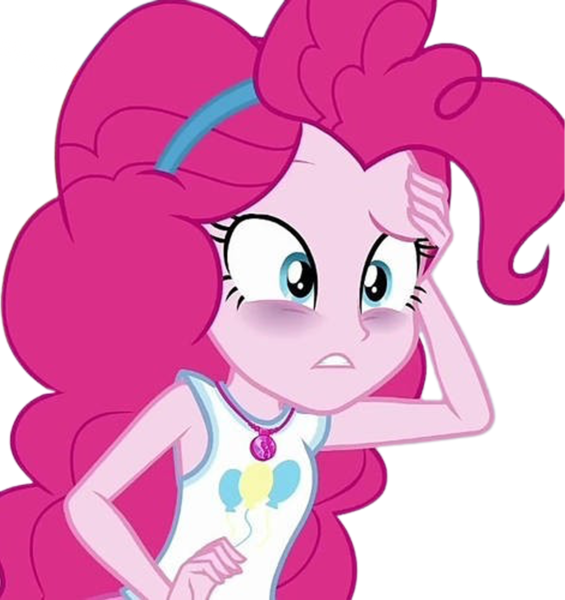 Size: 2373x2520 | Tagged: safe, derpibooru import, edit, edited screencap, editor:homersimpson1983, screencap, pinkie pie, equestria girls, background removed, clothes, female, g4, geode of sugar bombs, groggy, image, magical geodes, not a vector, png, solo