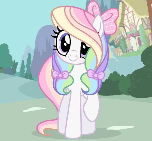 Size: 1315x1220 | Tagged: safe, artist:cstrawberrymilk, derpibooru import, oc, oc:rainbow heart, pegasus, pony, bow, female, hair bow, image, jpeg, mare, solo