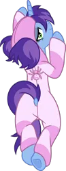 Size: 1936x5000 | Tagged: safe, artist:moliminous, ponerpics import, oc, oc:cher nobyl, pony, clothes, female, from behind, hooves, image, mare, png