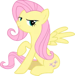 Size: 593x600 | Tagged: safe, artist:terrebonnerobbi, derpibooru import, fluttershy, pegasus, pony, female, fresh princess and friends' poses, fresh princess of friendship, g4, image, mare, png, simple background, solo, transparent background