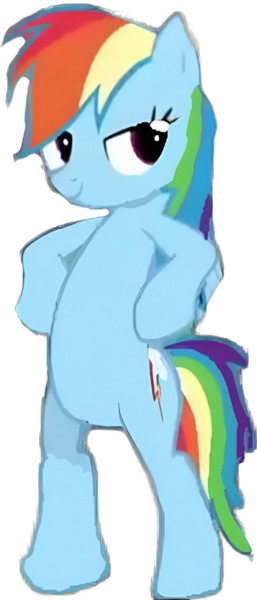 Size: 855x1999 | Tagged: safe, derpibooru import, edit, edited screencap, editor:terrebonnerobbi, screencap, rainbow dash, pegasus, background removed, bipedal, female, fresh princess and friends' poses, fresh princess of friendship, g4, image, png, simple background, solo, transparent background