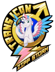 Size: 720x937 | Tagged: safe, alternate version, artist:texasuberalles, derpibooru import, zipp storm, pegasus, pony, g5, colored hooves, colored wings, cutie mark, grin, hoof hold, hooves, image, looking at you, male, male symbol, mouthpiece, png, politics, pride, pride flag, simple background, smiling, solo, stallion, sunglasses, trans male, transgender, transgender pride flag, transparent background, wings