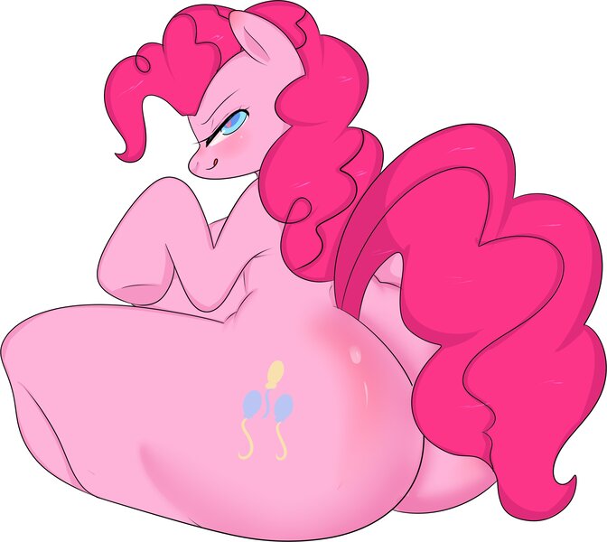 Size: 4096x3658 | Tagged: suggestive, artist:maryanne, ponerpics import, pinkie pie, pony, female, from behind, image, jpeg, large butt, mare