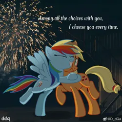 Size: 2048x2048 | Tagged: safe, artist:d_dqa, artist:daidaiguodewandou, derpibooru import, applejack, rainbow dash, appledash, female, image, jpeg, lesbian, shipping