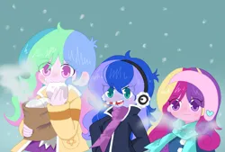 Size: 2039x1378 | Tagged: safe, artist:ruto_me, derpibooru import, princess cadance, princess celestia, princess luna, equestria girls, g4, image, png