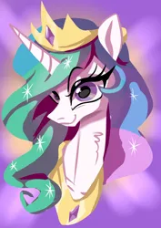 Size: 1240x1754 | Tagged: safe, artist:jully-park, derpibooru import, princess celestia, alicorn, pony, female, image, mare, png, solo