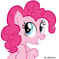 Size: 900x900 | Tagged: safe, artist:sirspikensons, derpibooru import, pinkie pie, earth pony, pony, a friend in deed, female, g4, image, mare, png, simple background, solo, transparent background, vector