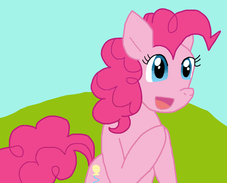 Size: 931x750 | Tagged: safe, artist:cmara, derpibooru import, pinkie pie, earth pony, female, g4, image, png, solo