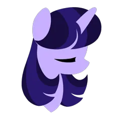 Size: 1321x1220 | Tagged: safe, artist:cstrawberrymilk, derpibooru import, oc, oc:starry skies, pony, unicorn, bust, female, horn, image, lineless, mare, png, portrait, simple background, solo, transparent background