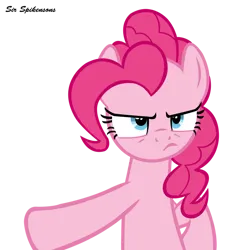 Size: 900x900 | Tagged: safe, artist:sirspikensons, derpibooru import, pinkie pie, earth pony, pony, mmmystery on the friendship express, g4, image, png, simple background, solo, transparent background, vector