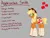 Size: 2048x1542 | Tagged: safe, artist:femurthechangeling, derpibooru import, applejack, earth pony, pony, alternate design, alternate hairstyle, alternate universe, appledash, applejack's hat, braid, braided ponytail, braided tail, coat markings, cowboy hat, female, g4, hat, image, looking at you, png, ponytail, reference sheet, socks (coat marking), solo, tail, text, unshorn fetlocks