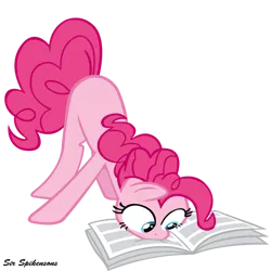Size: 900x900 | Tagged: safe, artist:sirspikensons, derpibooru import, pinkie pie, earth pony, pony, ponyville confidential, female, g4, image, mare, newspaper, png, simple background, transparent background, vector