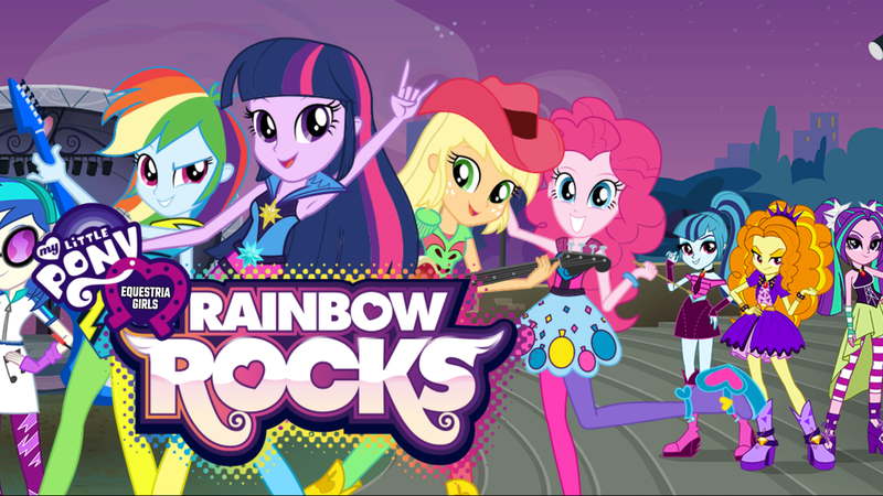 Size: 2560x1440 | Tagged: safe, artist:qbert2kcat, derpibooru import, adagio dazzle, applejack, aria blaze, pinkie pie, rainbow dash, sonata dusk, twilight sparkle, vinyl scratch, human, equestria girls, bass guitar, electric guitar, female, g4, guitar, image, musical instrument, my little pony equestria girls: rainbow rocks, png, stage, the dazzlings