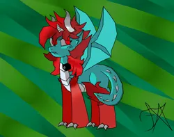 Size: 4096x3224 | Tagged: safe, artist:dawkinsdalmatian, derpibooru import, oc, oc:khatl, unofficial characters only, dragon, claws, dragon wings, image, jewelry, male, png, regalia, solo, variant, wings