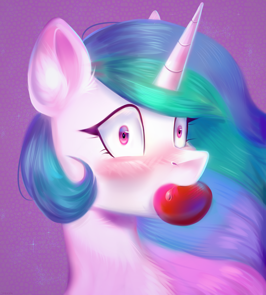 Size: 3600x4000 | Tagged: safe, artist:ske, derpibooru import, princess celestia, alicorn, pony, bust, image, png, portrait, solo