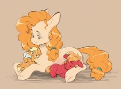 Size: 5995x4383 | Tagged: safe, artist:chub-wub, derpibooru import, applejack, big macintosh, pear butter, earth pony, pony, absurd resolution, baby, baby bottle, babyjack, colt, colt big macintosh, cute, drink, drinking, eyes closed, female, filly, filly applejack, floppy ears, foal, g4, hoof hold, image, implied apple bloom, jackabetes, jpeg, lidded eyes, lying down, macabetes, male, mare, milk bottle, mother and child, mother and daughter, mother and son, pregnant, prone, requested art, siblings, simple background, sleeping, smiling, trio, younger